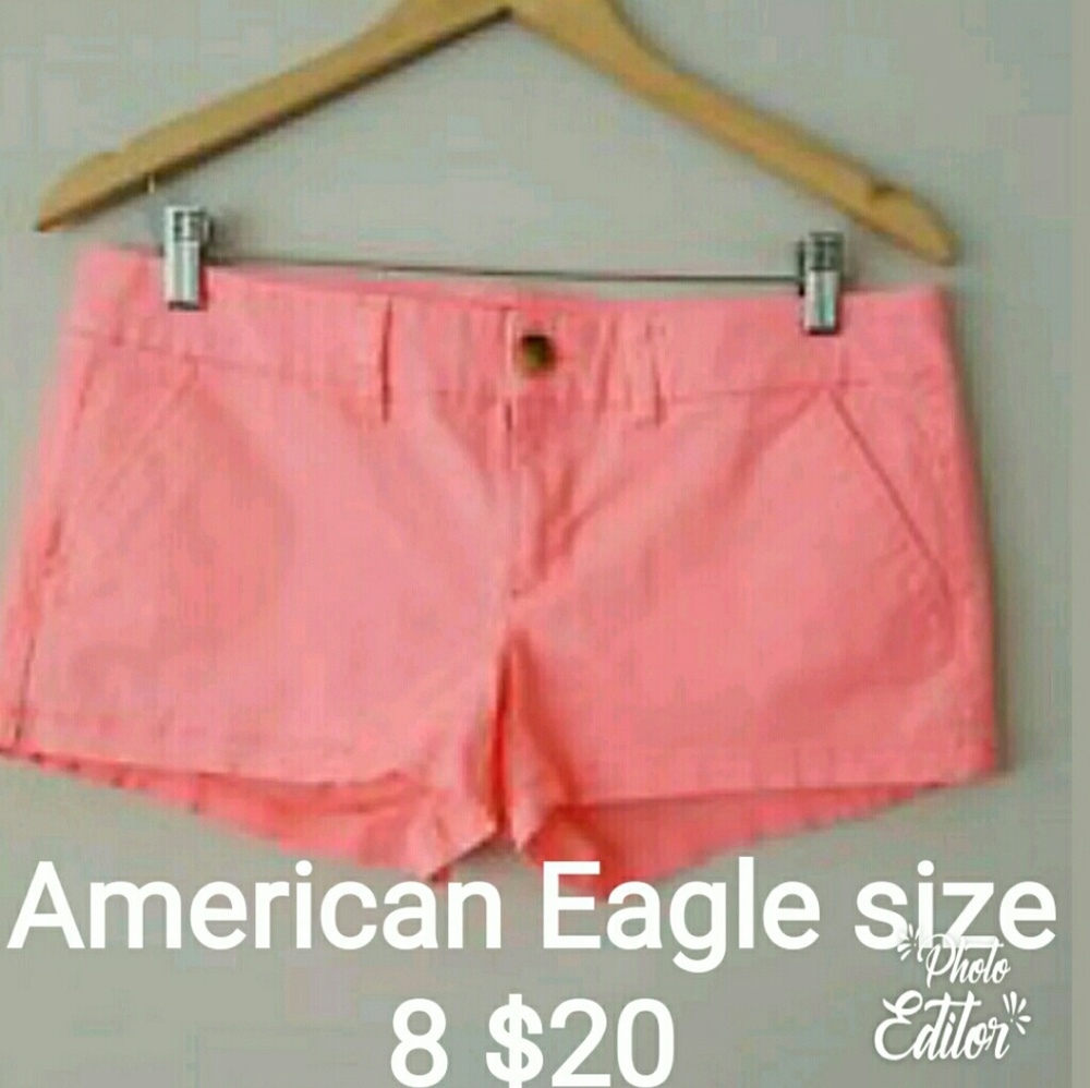 American Eagle pink shorts